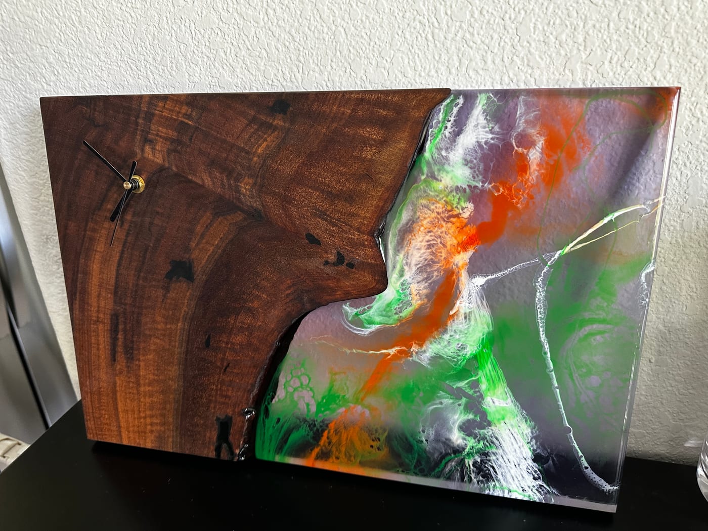 Psychadelic Purple Clock - photo 2